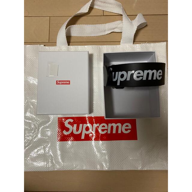 SUPREME ベルト　黒