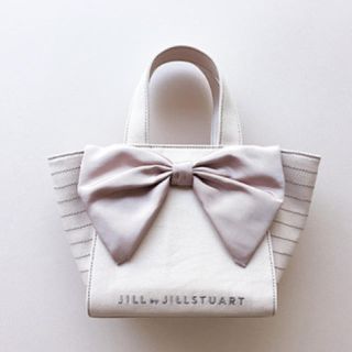 ジルバイジルスチュアート(JILL by JILLSTUART)の💖渋谷マルイ限定 ジルバイ リボンミニトートバッグ ピンク 完売品(トートバッグ)