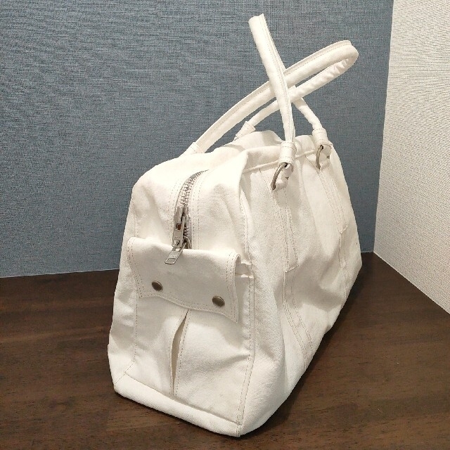 PORTER(ポーター)のポーター　フリースタイル（FREESTYLE）　ボストンバッグ　ホワイト（白） メンズのバッグ(ボストンバッグ)の商品写真