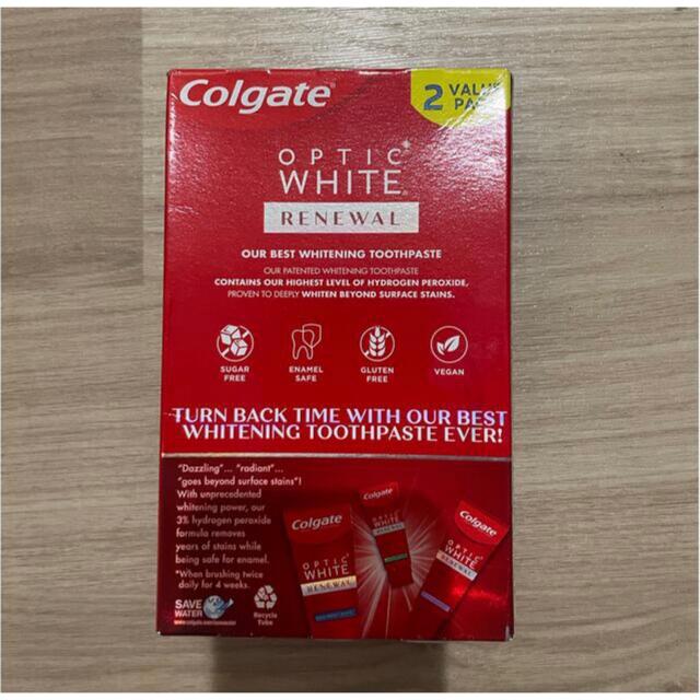 コルゲート　オプティックホワイト　ハイインパクト　85g×2本 コスメ/美容のオーラルケア(歯磨き粉)の商品写真