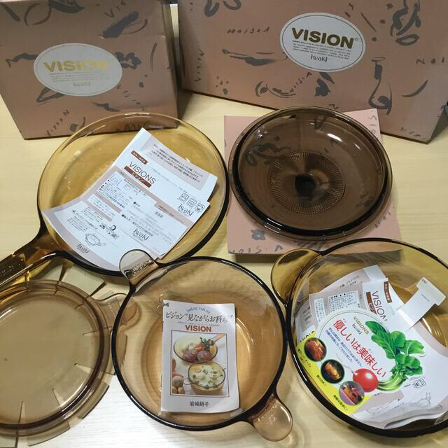 ビジョン　岩城ガラス　パイレックス　鍋　フライパンキッチン/食器