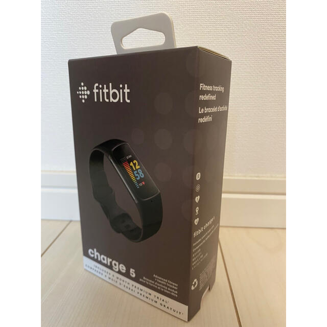 【新品】Fitbit CHARGE5 BLACK フィットビット チャージ5