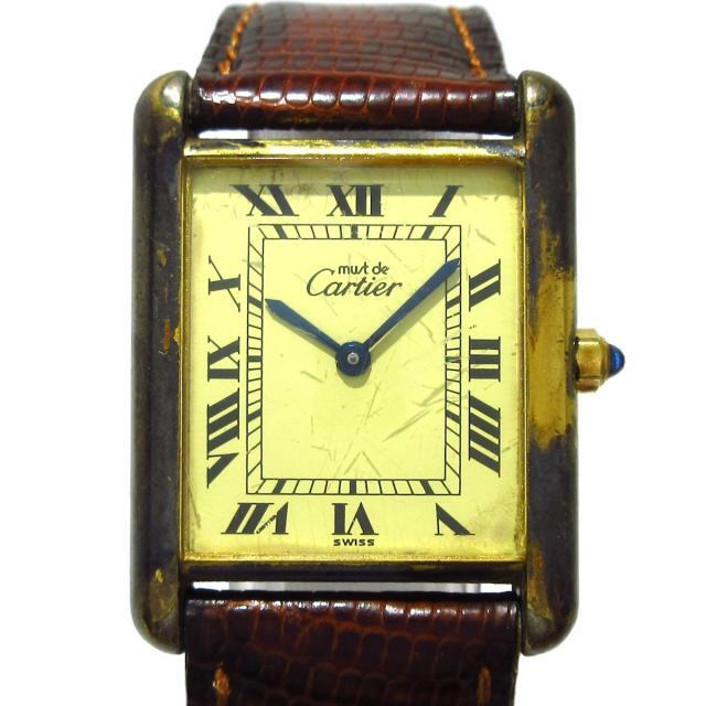 ファッション小物Cartier(カルティエ) 腕時計 マストタンク