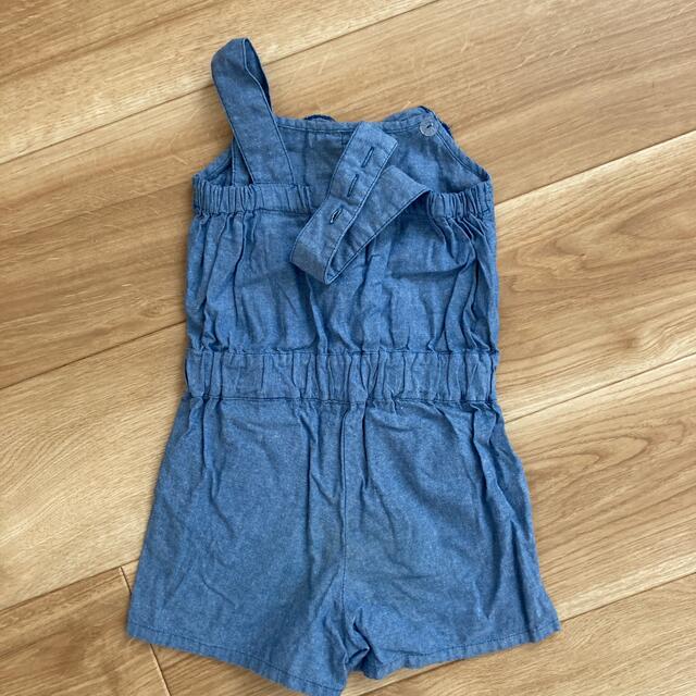 BeBe(ベベ)のサロペット　女の子 キッズ/ベビー/マタニティのキッズ服女の子用(90cm~)(パンツ/スパッツ)の商品写真