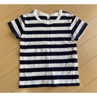 ムジルシリョウヒン(MUJI (無印良品))の無印　ボーダーTシャツ ★ 80(Ｔシャツ)