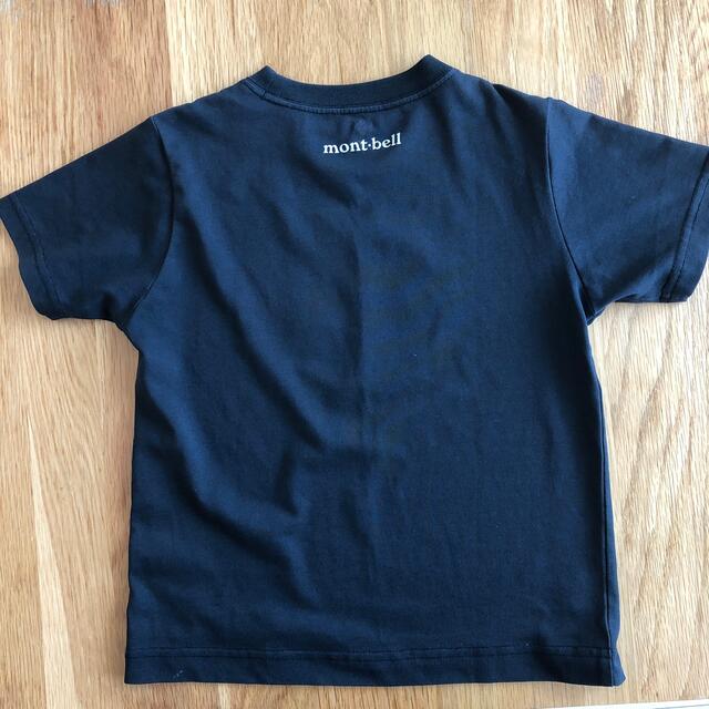 mont bell(モンベル)のモンベル　Tシャツ　キッズ　120 ブラック　熊 キッズ/ベビー/マタニティのキッズ服男の子用(90cm~)(Tシャツ/カットソー)の商品写真