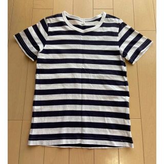 ムジルシリョウヒン(MUJI (無印良品))の無印☆ボーダーTシャツ★120(Tシャツ/カットソー)