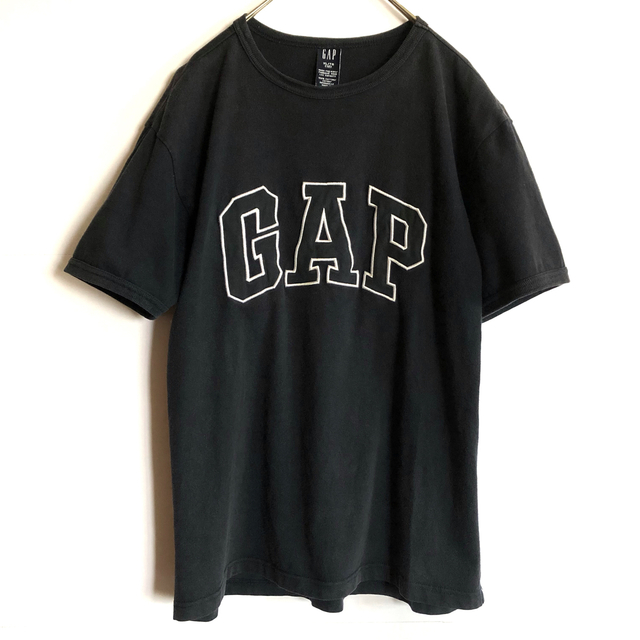 GAP(ギャップ)のOLD GAP 半袖Tシャツ ネイビー ビッグロゴ 刺繍 kids XL 90s エンタメ/ホビーのコレクション(その他)の商品写真