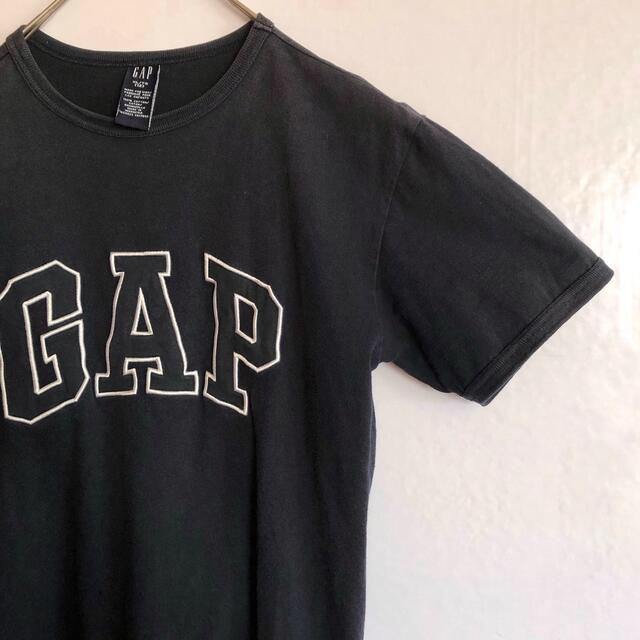 GAP(ギャップ)のOLD GAP 半袖Tシャツ ネイビー ビッグロゴ 刺繍 kids XL 90s エンタメ/ホビーのコレクション(その他)の商品写真