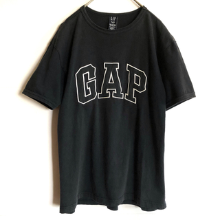 ギャップ(GAP)のOLD GAP 半袖Tシャツ ネイビー ビッグロゴ 刺繍 kids XL 90s(その他)