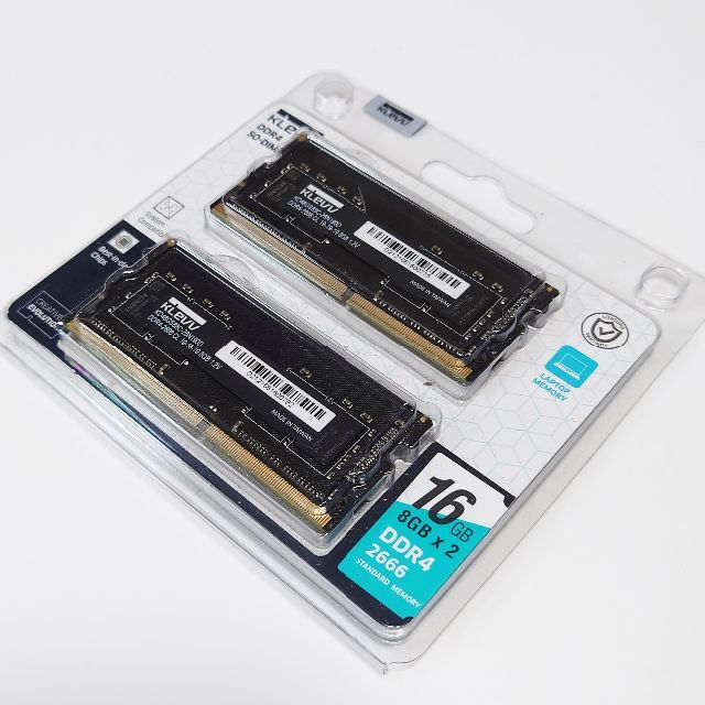 KLEVV 16GB (8GBx2) DDR4-2666 A93-2 スマホ/家電/カメラのPC/タブレット(PCパーツ)の商品写真