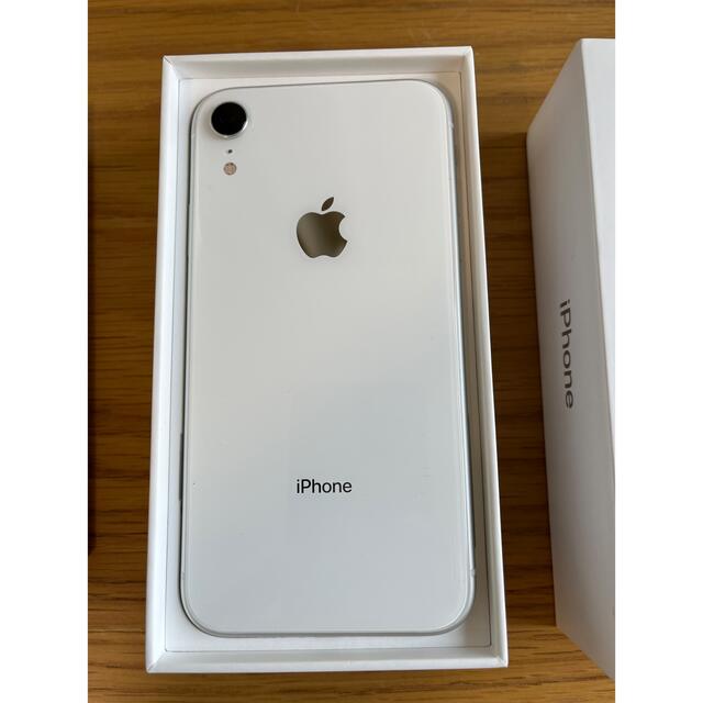 iPhone XR 64GB ホワイト　美品 1