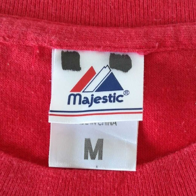 Majestic(マジェスティック)のレッドソックス REDSOX 岡島 majestic 半袖Tシャツ メンズM スポーツ/アウトドアの野球(応援グッズ)の商品写真