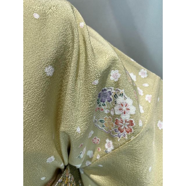 2147 薄ひわ色小紋 袷単品 2147 薄ひわ色小紋 袷単品