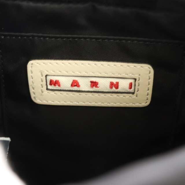 Marni(マルニ)のマルニ 21SS アプリコットショルダーバッグ 切替 水色 黒 ライトブルー レディースのバッグ(ショルダーバッグ)の商品写真