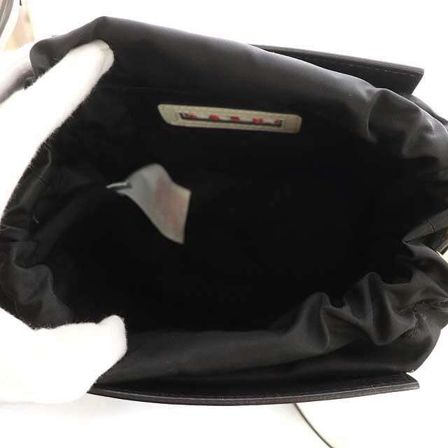 Marni(マルニ)のマルニ 21SS アプリコットショルダーバッグ 切替 水色 黒 ライトブルー レディースのバッグ(ショルダーバッグ)の商品写真