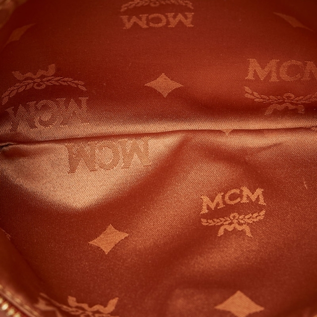 MCM(エムシーエム)の美品 エム シー エム ヴィセトス レオパード ハンドバッグ PVC レディース MCM 【1-0056405】 レディースのバッグ(クラッチバッグ)の商品写真