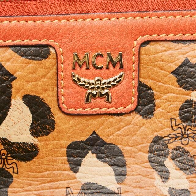 MCM(エムシーエム)の美品 エム シー エム ヴィセトス レオパード ハンドバッグ PVC レディース MCM 【1-0056405】 レディースのバッグ(クラッチバッグ)の商品写真