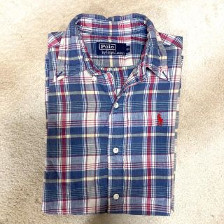 ポロラルフローレン(POLO RALPH LAUREN)の【ポロラルフローレン】半袖チェックシャツ   キッズ150cm(Tシャツ/カットソー)