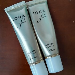 イオナ(IONA)のイオナ　エフ　UV　ベース　日中用美容クリーム/化粧下地　40g×2個(化粧下地)