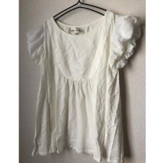 アトリエドゥサボン(l'atelier du savon)のアトリエドゥサボン チュール袖カットソー(Tシャツ(半袖/袖なし))