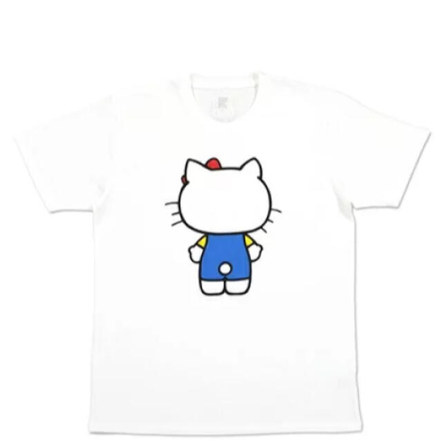 Design Tshirts Store graniph(グラニフ)の新品　タグ付き　グラニフ  キティちゃん　コラボ　Ｔシャツ レディースのトップス(Tシャツ(半袖/袖なし))の商品写真