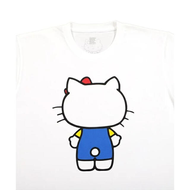 Design Tshirts Store graniph(グラニフ)の新品　タグ付き　グラニフ  キティちゃん　コラボ　Ｔシャツ レディースのトップス(Tシャツ(半袖/袖なし))の商品写真