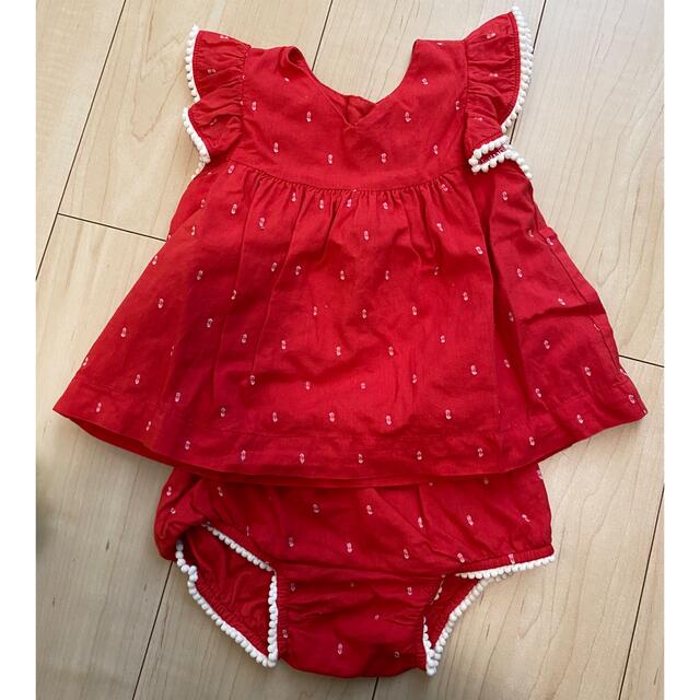 babyGAP(ベビーギャップ)のYuzu様専用【babyGAP 女の子セットアップ♡】 キッズ/ベビー/マタニティのベビー服(~85cm)(ワンピース)の商品写真