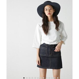 マウジー(moussy)のMoussy デニムスカート(ミニスカート)