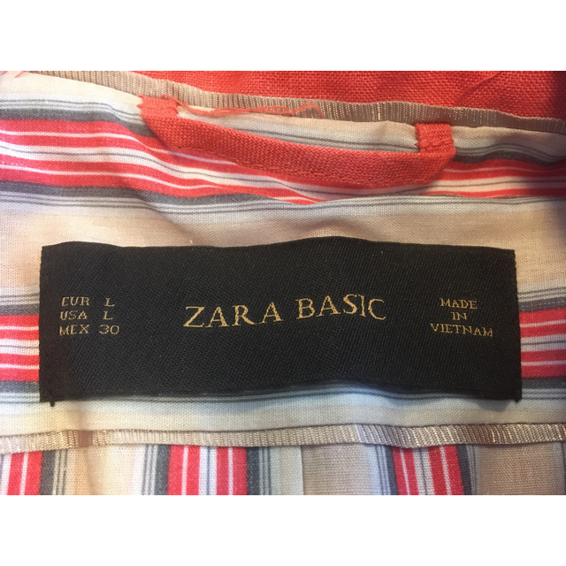 ZARA(ザラ)の★未着用品！ZARA／リネンジャケット／Lサイズ レディースのジャケット/アウター(テーラードジャケット)の商品写真