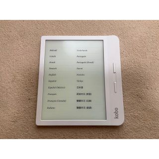 ラクテン(Rakuten)のKOBO N873-KJ-WH-S-EP Kobo Libra H2O ホワイト(電子ブックリーダー)