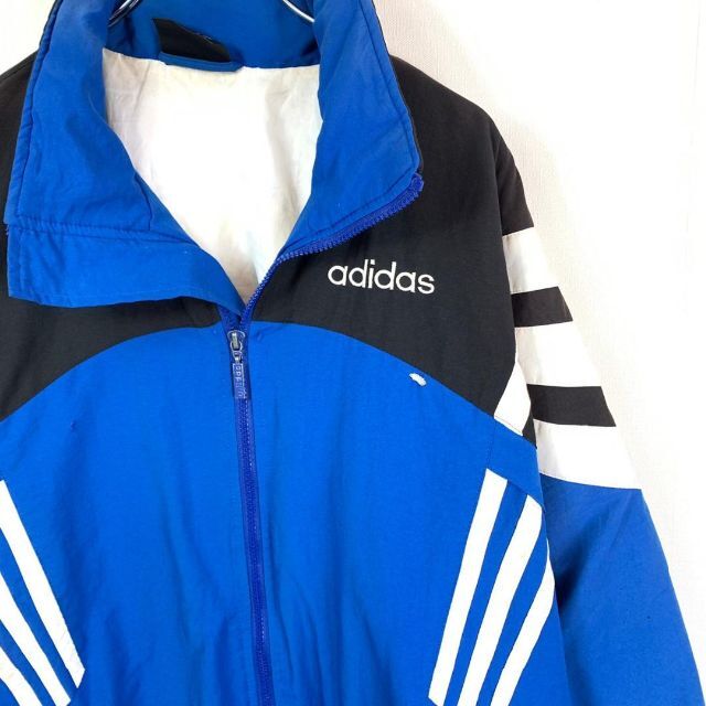 adidas(アディダス)のアディダス 90s 中綿 ジップアップジャケット ゆるダボ 古着 オーバーサイズ メンズのジャケット/アウター(ナイロンジャケット)の商品写真