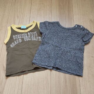 グローバルワーク(GLOBAL WORK)の男の子　90cm 夏物　2枚セット(Tシャツ/カットソー)