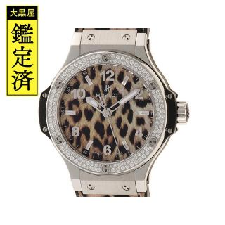 ウブロ(HUBLOT)のウブロ ビッグバン レオパード ダイヤベゼル レディース クオーツ 【200】(腕時計)