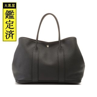 エルメス(HERMES)のエルメス　ガーデンパーティPM　スティープル　ブラック【204】(ハンドバッグ)