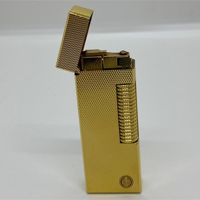 dunhill】◎dロゴ◎DJ刻印◎ボルドー&ゴールド‼️◎ガスライター dunhill】◎dロゴ◎DJ刻印◎ボルドー&ゴールド‼️◎ガスライター