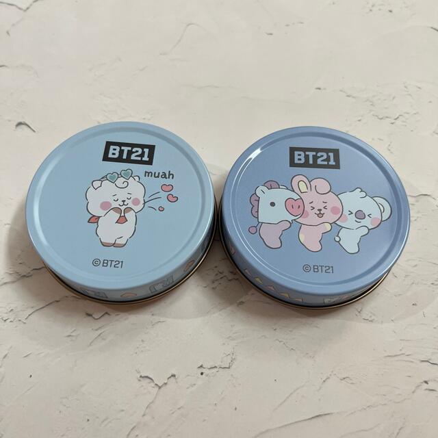 防弾少年団(BTS)(ボウダンショウネンダン)のBT21 プチキャン　RJ  KOYA MANG COOKY エンタメ/ホビーのおもちゃ/ぬいぐるみ(キャラクターグッズ)の商品写真