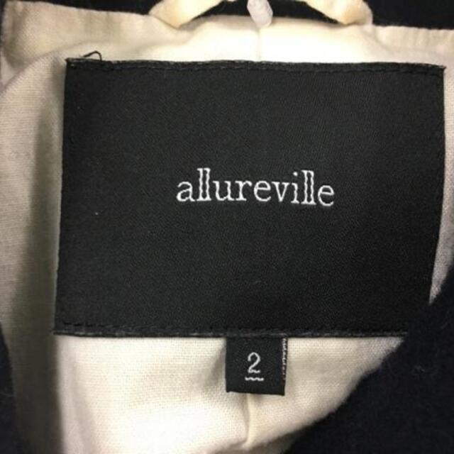 allureville(アルアバイル)のアルアバイル Pコート サイズ2 M 冬物 レディースのジャケット/アウター(ピーコート)の商品写真