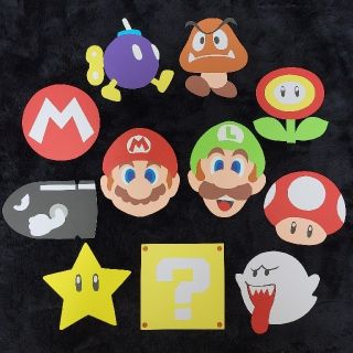 マリオ　壁面飾り(フォトプロップス)