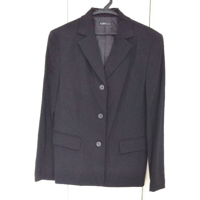 黒ジャケット Mサイズ  ビジネススーツ レディース レディースのフォーマル/ドレス(スーツ)の商品写真