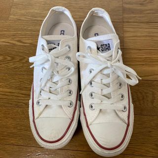 コンバース(CONVERSE)のコンバース厚底　ホワイト　24.5cm(スニーカー)