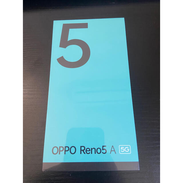 新品未開封 OPPO Reno5 A シルバーブラック Ymobile - スマートフォン本体