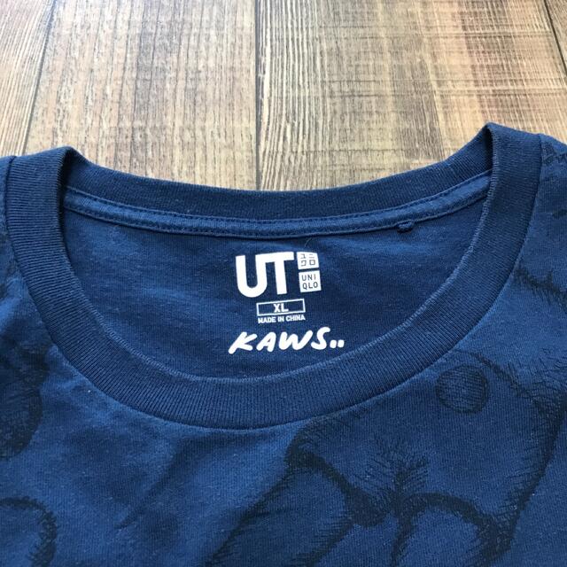 UNIQLO ブルー 青 希少XL ユニクロ KAWS カウズ Tシャツの通販 by goodolddays｜ユニクロならラクマ