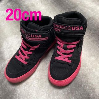 ディーシーシュー(DC SHOE)のDC☆キャンバス地ハイカットスニーカー20cm(スニーカー)