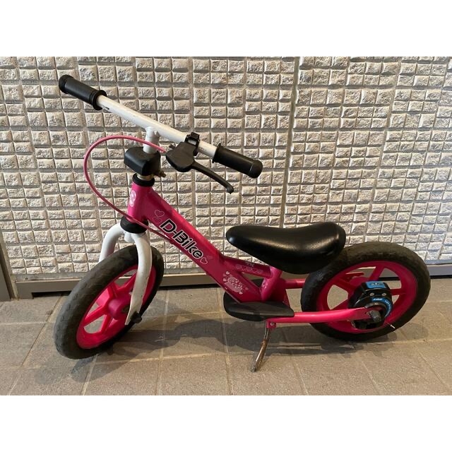 ides(アイデス)のD-Bike＋LBS ミニーマウス　ブレーキ付き　　 キッズ/ベビー/マタニティの外出/移動用品(自転車)の商品写真