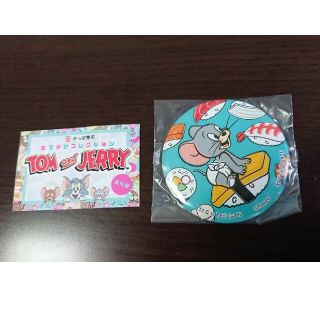 トムとジェリー 缶ミラー(キャラクターグッズ)