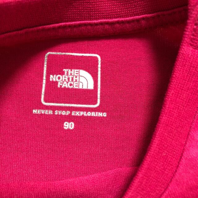THE NORTH FACE(ザノースフェイス)のノースフェイス　Tシャツ90 キッズ/ベビー/マタニティのキッズ服女の子用(90cm~)(Tシャツ/カットソー)の商品写真