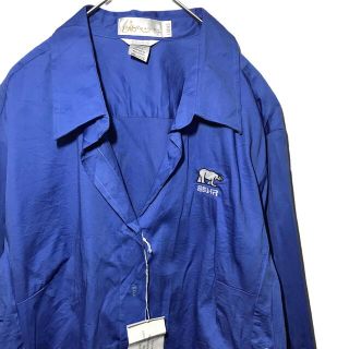 アートヴィンテージ(ART VINTAGE)の【希少】IL MIG LIORE 長袖シャツ ヴィンテージ XXL 青 ブルー(シャツ/ブラウス(長袖/七分))