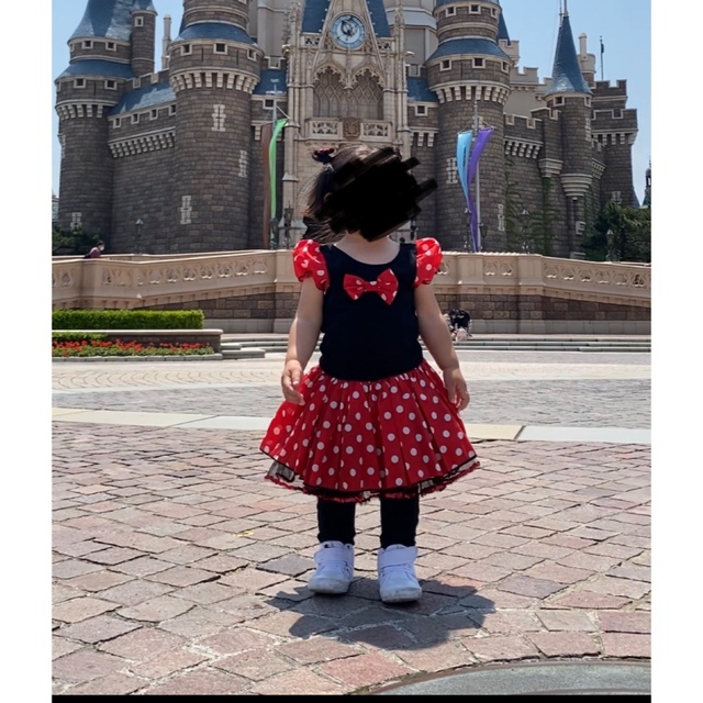 Disney(ディズニー)のミニー　衣装 キッズ/ベビー/マタニティのキッズ服女の子用(90cm~)(ワンピース)の商品写真