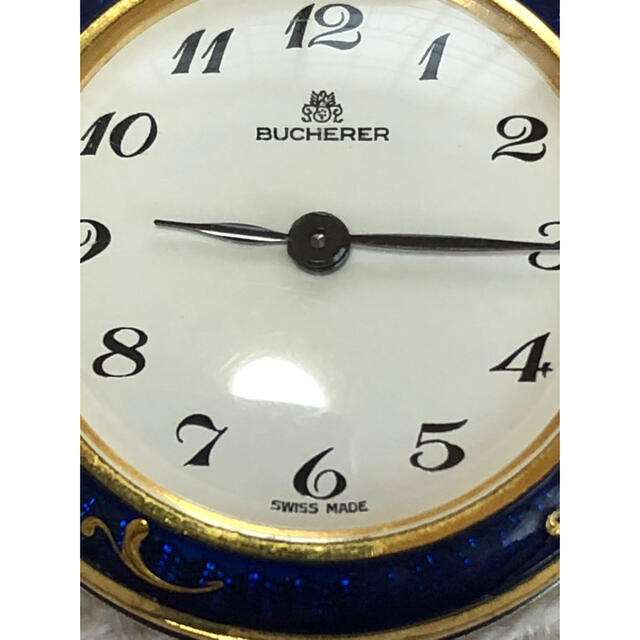 【美品】BUCHERER 手巻き 懐中時計 ブヘラ 文字盤:白【動作状況:良好】 メンズの時計(その他)の商品写真